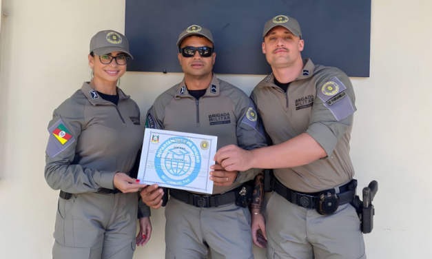 Policial Militar da Brigada Militar de São Lourenço do Sul conclui Curso de Armeiro