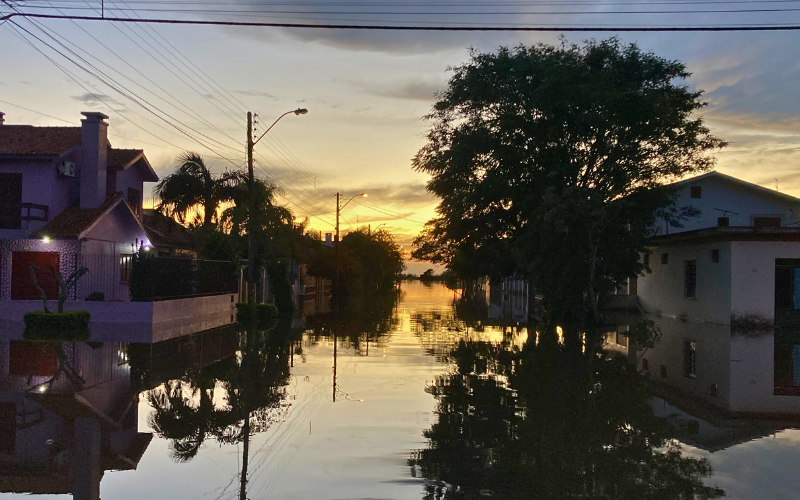 LAGOA EM SÃO LOURENÇO DO SUL SE MANTEVE AOS 2M80CM NA MADRUGADA, 17