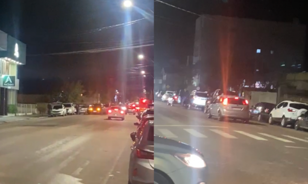 AV. MAL. FLORIANO REGISTRA DOIS ENGAVETAMENTOS A MENOS DE 100 METROS, PRATICAMENTE AO MESMO TEMPO