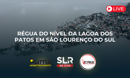 24H AO VIVO: RÉGUA DO NÍVEL DA LAGOA DOS PATOS EM SÃO LOURENÇO DO SUL