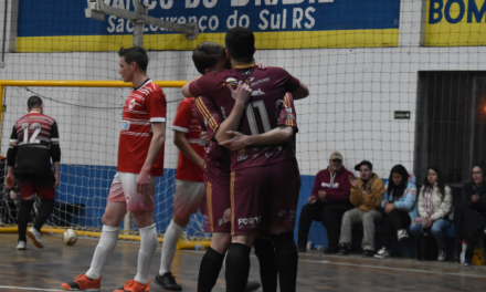 RODADA CONTEMPLA ABASF, AMPLIMAQ E CANGUÇU FUTSAL, 100% DE APROVEITAMENTO