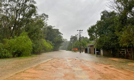 CHOVEU 182mm NAS ÚLTIMAS 72h EM SÃO LOURENÇO DO SUL, CONFORME LEVANTAMENTO DA FURG