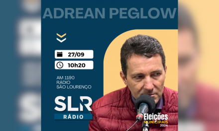 ELEIÇÕES 2024: O SLR RÁDIO RECEBE O CANDIDATO ADREAN PEGLOW