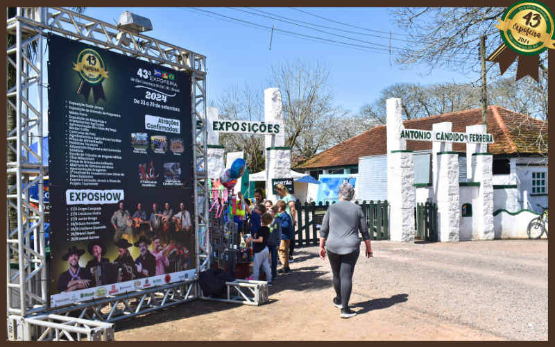 O SÁBADO E AS ATRAÇÕES PARA TODA FAMÍLIA NA 43ª EXPOFEIRA DE SÃO LOURENÇO DO SUL