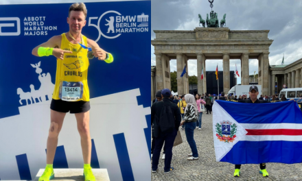 LUCAS BERGMANN NA 50ª MARATONA DE BERLIM, ALEMANHA