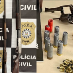 CRISTAL: POLÍCIA CIVIL REALIZA APREENSÃO DE ARMAS