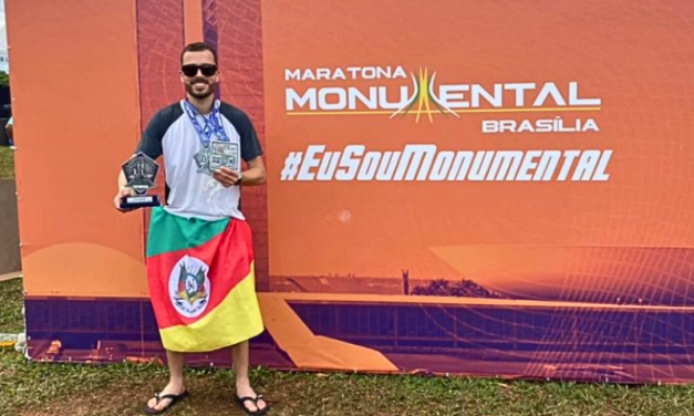 MARATONA DE BRASÍLIA: LOURENCIANO É CAMPEÃO NA CATEGORIA 25/29 E 6º LUGAR GERAL