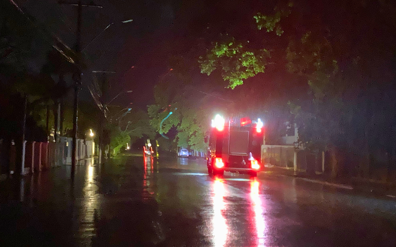 SÃO LOURENÇO DO SUL, 1º/12: TEMPORAL, GRANIZO, FALTA DE LUZ E PREJUÍZOS NAS LAVOURAS