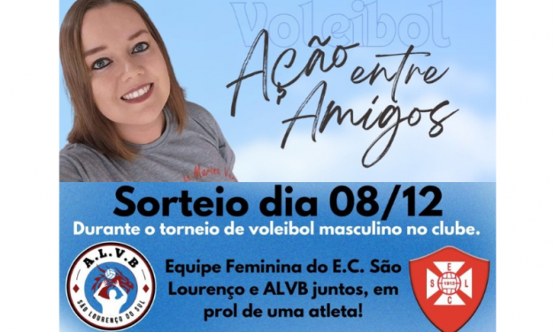 NESTE DOMINGO, 8: TORNEIO DE VÔLEI BENEFICENTE EM PROL DA CIRURGIA DE GISELE BARTZ