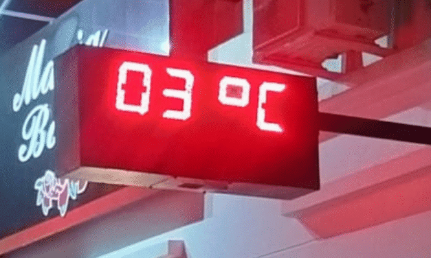 MARCADOR NO CENTRO DE SLS REGISTROU 3° ÀS 6H32 DESTA TERÇA