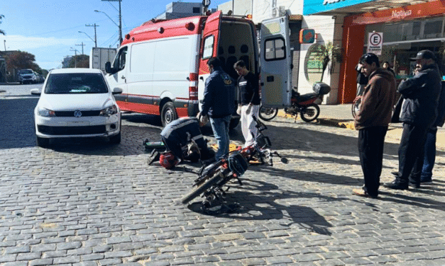 ACIDENTE NA JÚLIO DE CASTILHOS, FRENTE AO POSTO KLASEN