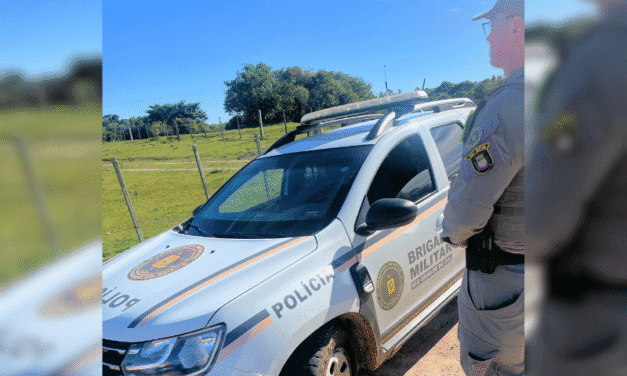 HOMEM COM MANDADO DE PRISÃO POR ROUBO É CAPTURADO PELA BRIGADA MILITAR EM SLS