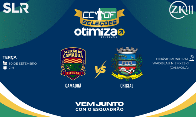 CLÁSSICO NO CORAÇÃO DA COSTA DOCE: SELEÇÃO DE CAMAQUÃ VS SELEÇÃO DE CRISTAL