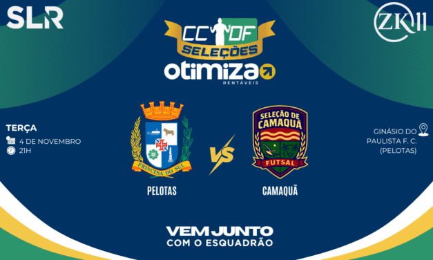PROMESSA DE JOGÃO: PELOTAS QUER BRILHAR EM CASA, ENQUANTO CAMAQUÃ BUSCA A LIDERANÇA DO GRUPO