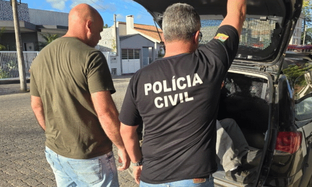 HOMEM CONDENADO POR ESTUPRO DE VULNERÁVEL É PRESO EM SÃO LOURENÇO DO SUL