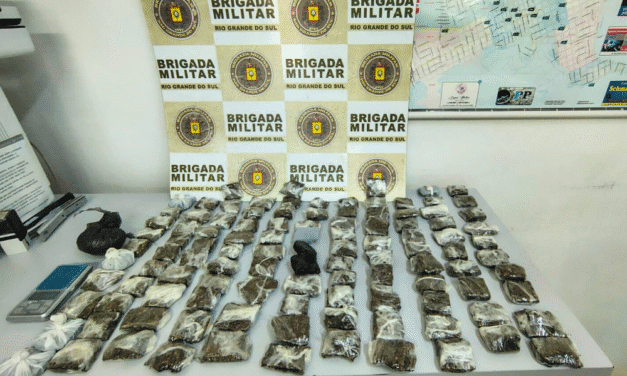 TRÁFICO NO BAIRRO AVENIDA: JOVEM É PRESO COM MAIS DE 1,4 KG DE MACONHA