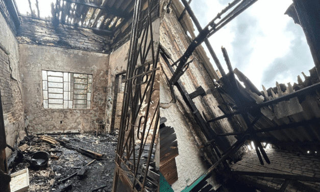 IMAGENS REVELAM CENÁRIO DE DESTRUIÇÃO NO INTERIOR DO PRÉDIO DA COLÔNIA DE PESCADORES Z8, APÓS INCÊNDIO