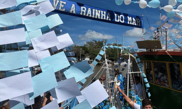 SOL, FÉ E DEVOÇÃO MARCAM A PROCISSÃO DA FESTA DE NAVEGANTES
