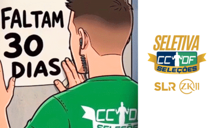 FALTAM 30 DIAS PARA A SELETIVA DA CCDF SELEÇÕES: VOCÊS ESTÃO PREPARADOS?