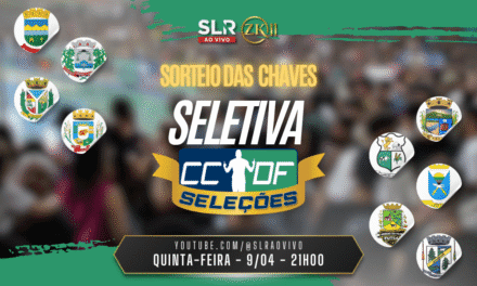 A COMPETIÇÃO MAIS ALMEJADA COMEÇA AQUI! Sorteio das Chaves da Seletiva