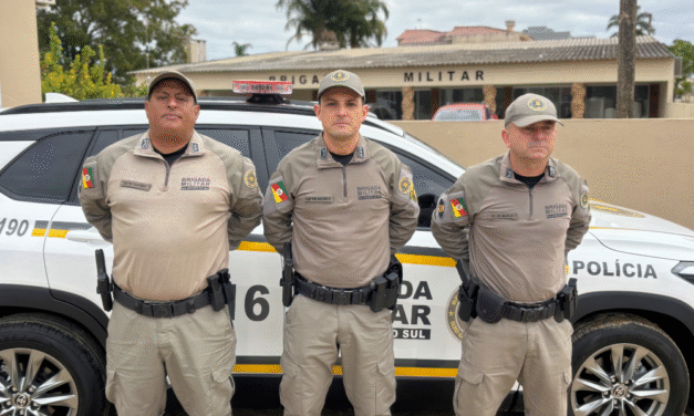 BRIGADA MILITAR RECEBE NOVA VIATURA E INAUGURA MELHORIAS NO 30º BPM