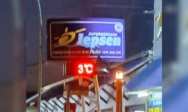 FRIO APERTA: SÃO LOURENÇO AMANHECE COM APENAS 3°C