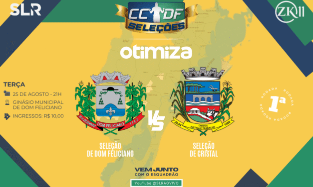 ALÔ, DONFA! HOJE TEM CCDF SELEÇÕES! ANFITRIÕES ENCARAM A SELEÇÃO DE CRISTAL