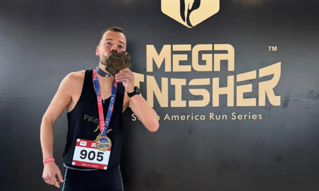 ATLETA LOURENCIANO CONQUISTA PÓDIO E A TÃO SONHADA MANDALA MEGA FINISHER, EM ASSUNÇÃO