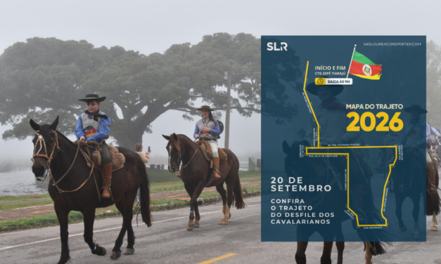 20 DE SETEMBRO: CONFIRA O TRAJETO DO DESFILE DOS CAVALARIANOS