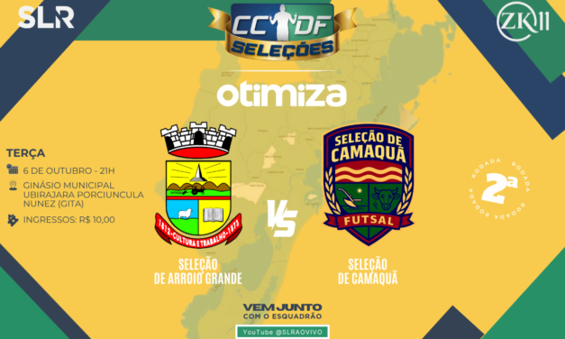 É NOITE DE CCDF SELEÇÕES, NO GITA!