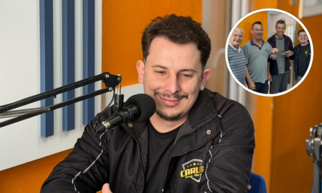 CARLOS PNEUS AUTO CENTER CHEGA COM MUITOS PRESENTES AO SLR RÁDIO